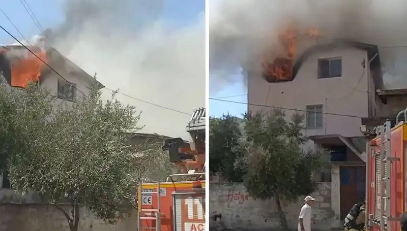 Hatay'da Korkutan Yangın: 3 Yaşındaki Çocuk Hastaneye Kaldırıldı