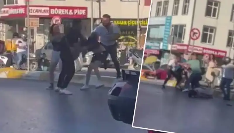 Esenyurt'ta Motosikletli Kadınlara Yapılan Saldırı Gözleri Doldurdu