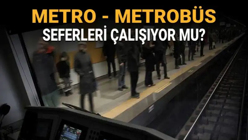 İstanbul'da Bugün Metrobüs ve Metro Seferleri Nasıl? Grev Durumu Hakkında Bilgiler