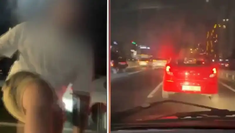 Trafik Magandası Yine Dikkat Çekti: Kameralar Her Anı Kaydetti!
