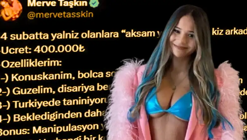 Merve Taşkın, 400 Bin Liralık Akşam Yemeği Talebiyle Mahkemeye Taşındı