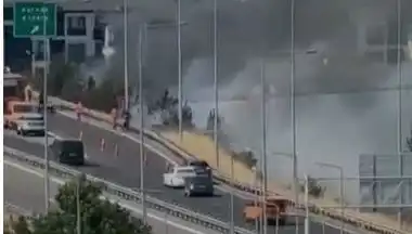 Anadolu Otoyolu'nda Sigara İzmariti Yangın Çıkardı: Korku Dolu Anlar Yaşandı