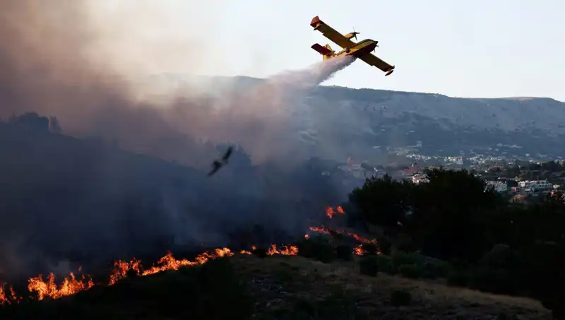Sakız Adası’ndaki Orman Yangını Kontrol Altına Alındı: Bölgedeki Son Durum