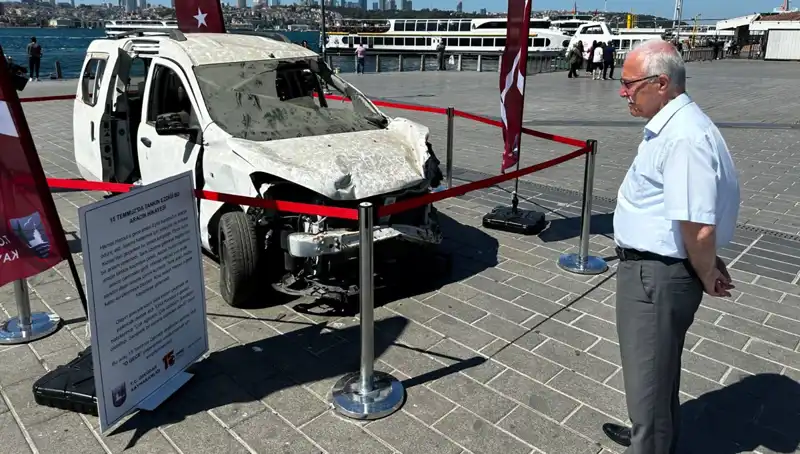 15 Temmuz’un İzleri: Tankların Ezdiği Araçlar Sergi ile Yeniden Canlanıyor