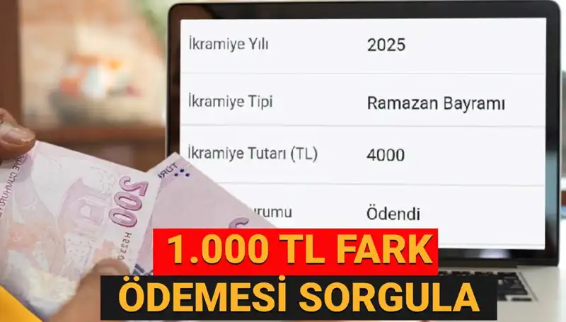 Emekli Bayram İkramiyesi Fark Ödemeleri Ne Zaman Yatacak? 1.000 TL Sorgulama Rehberi