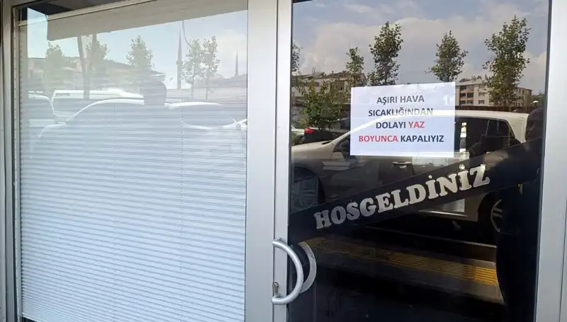 Afrika Sıcakları Esnafı Zora Soktu: Dükkanlar Yaz Boyu Kapalı Kaldı